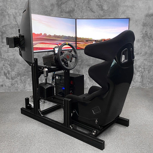 da corsa simulatore di cabina di pilotaggio sedile di guida di auto simulatore di corse di pilotaggio gioco simulatore di corse - Product Image 3