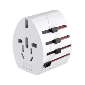 All-<strong>in</strong>-One International Travel Power Charger Universal Adapter Plug <strong>AU</strong>/UK/US/EU Adapter Converter with 2USB Ports - Product Image 1
