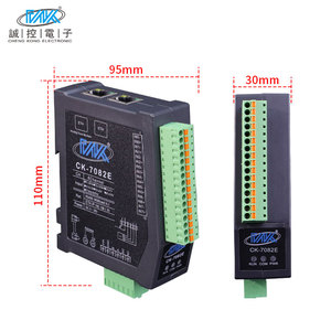 Módulo de entrada analógica de 8 canales 4-20ma Digital RS485 Modbus TCP Ethernet Remote I/O Control de acceso remoto en cascada para PLC - Product Image 6