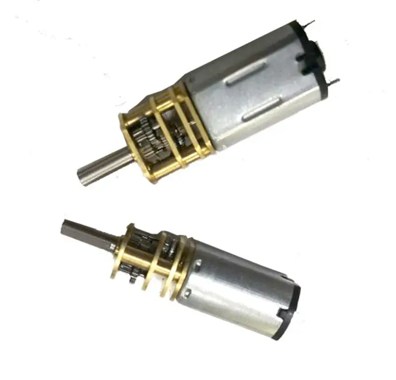 GA12-N20 DC Gear Motor 3V 6V 12V 30 60 100 200 300 400 500 600 800 1000 2000 RPM RPM Motor Linear untuk Penggemar Mobil Hobi Mainan RC Mobil