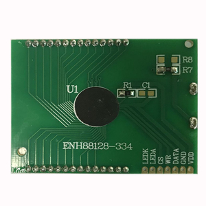2,0 pulgadas personalizado positiva pantalla lcd de 4 dígitos lcd de 7 segmentos