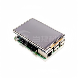 Raspberry Pi 2a e 3a generazione 3.5 pollici LCD Touch Screen ispessito acrilico case scatola fissa - Product Image 3