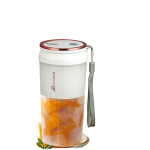 Taşınabilir 300ML elektrikli suyu ve Milkshake makinesi USB şarj Mini meyve sıkacağı ile şişe spor Smoothie blenderı - Product Image 3