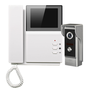 Alta calidad 4 cables 4,3 pulgadas HD Video puerta teléfono sistema de intercomunicación de 2 vías para cámara de Color al aire libre protección de seguridad de la casa - Product Image 1