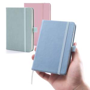 A buon mercato A7 tascabili blocco note Notebook in pelle Pu copertina diario taccuino personalizzato con Logo - Product Image 1
