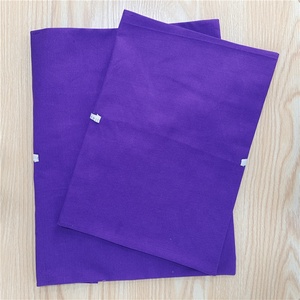 Chuang hua Custom Logo Umschlag form Baumwolle Verpackung Beutel Tasche mit Logo auf dem Baumwoll band Umschlag mit Knopf und Schnur - Product Image 4