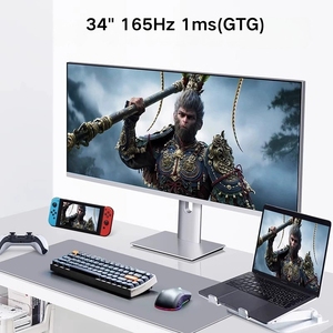 Pantalla profesional de 34 pulgadas para editar 3440x1440 Monitor ultra ancho rápido IPS HDR400 OEM con entrada DP tipo C