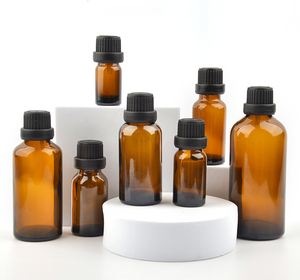 <strong>5ml</strong> 10ml 15ml 20ml 30ml 50ml 100ml Amber Round Glass <strong>Bottle</strong> Packaging Glass Dropper <strong>Bottle</strong> <strong>with</strong> Tamper Evident Screw <strong>Cap</strong> - Product Image 1