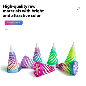 3D In Giải Nén Xoắn Ốc Đồ Chơi Câu Đố Quay Âm Nhạc Đẩy Ngón Tay Con Lắc Cross-Biên Giới Vụ Nổ Giáo Dục Câu Đố Cho - Product Image 2