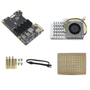 Scheda di espansione del disco rigido X1009 a 5 vie SATA3.0 scheda adattatore per disco rigido meccanico Raspberry Pi 5 PCIe SATA - Product Image 6