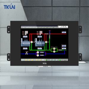 Montaggio a parete incorporato da 6 pollici 6.4 pollici touchscreen industriale monitor LCD Touch Screen Monitor industriale Display per computer PC - Product Image 1