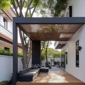 Persiana motorizada exterior Bioclimática, fabricantes de pérgola de aluminio, toldo, <span class=keywords><strong>Gazebo</strong></span>, persiana eléctrica, pérgola de aluminio para exteriores - Product Image 6