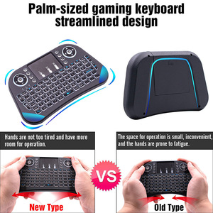 Air Mouse Infrared <strong>Learn</strong> Portable Mini Cool Seven Color Backlight <strong>Computer</strong> Clavier 88 Keys I10 Wireless <strong>Keyboard</strong> with Touchpad - Product Image 5