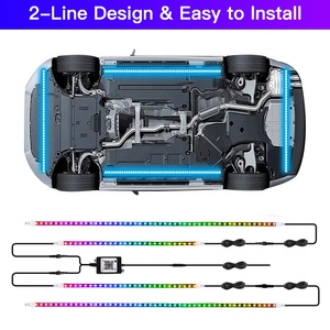 ไฟไล่สี RGB สำหรับรถยนต์อุปกรณ์เสริมชุดไฟ LED ใต้ร่างกาย - Product Image 4