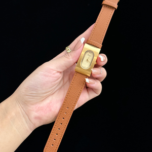 High Quality Scottie 9730 Women's Watch New Design Rectangular Metal Quality Waterproof Casual Watch Fashion Trend Quartz Watch - Product Image 1