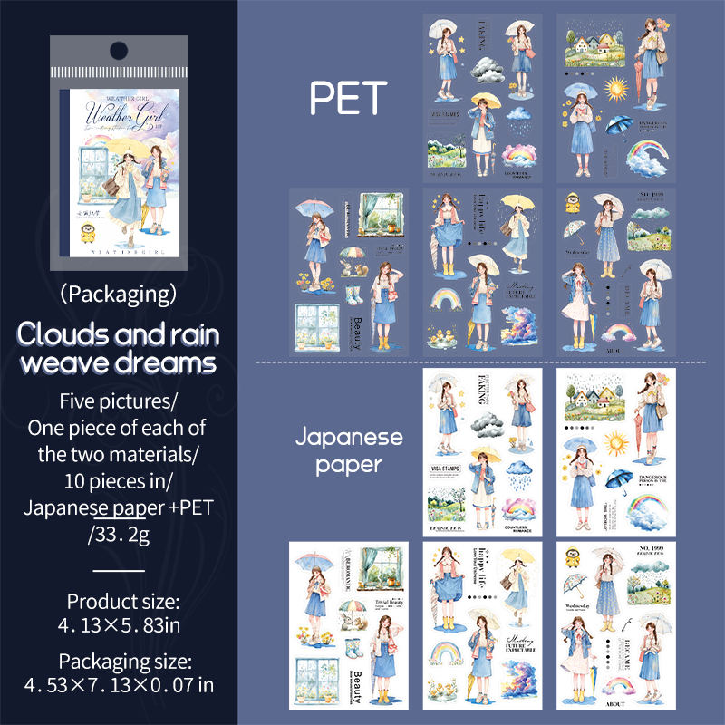 Una nube y una lluvia tejiendo sueños