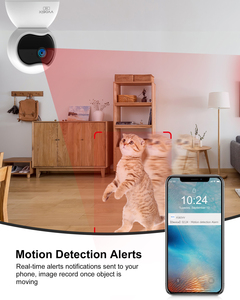 夜视p2p云存储双向语音鱼眼ip wifi摄像机 - Product Image 5