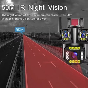 IPC360 HOME Outdoor <strong>IP</strong> CCTV <strong>Camera</strong> 3 Lenses 3 Screens Waterproof WIFI Motion Tracking PTZ Video Security System Cloud Data - Product Image 2