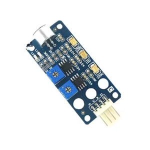 デジタル + アナログ音検出モジュールLM386音声認識音声制御スイッチマイクセンサーモジュール - Product Image 1