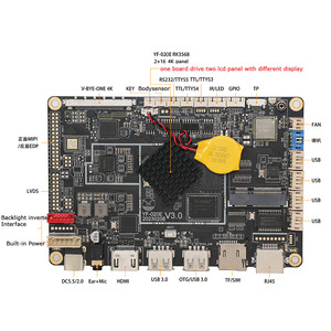 Android 13 Linux Debian 11 Ubuntu 20.04 8GB 128GB Rockchip RK3568 -HDMII-in 3840*640 8 Lane V von einem LCD-Android-Motherboard - Product Image 3