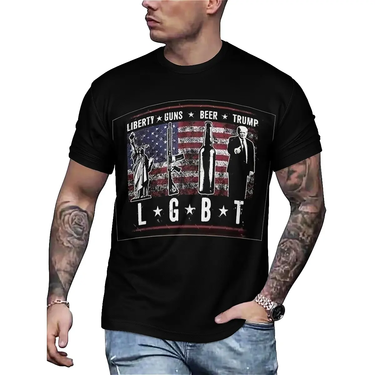 Neues Design Machen Sie Amerika wieder großartig Bring zurück nach Amerika Polyester-T-Shirt Wahl-T-Shirt zur Werbung