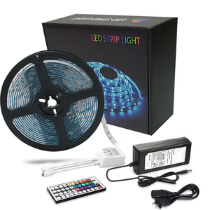Сайту aliba ba дешевые 32.8ft RGB 5050 12V 5 м Светодиодная лента Водонепроницаемый IP65 гибкие светодиодные полосы света комплект с 44Key пульт дистанционного управления - Product Image 4