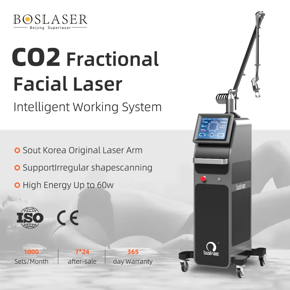 Macchina laser frazionata co2 di serraggio vaginale rimozione della cicatrice dell'acne resurfacing della pelle rimozione della cicatrice laser CO2 sbiancante laser CO2