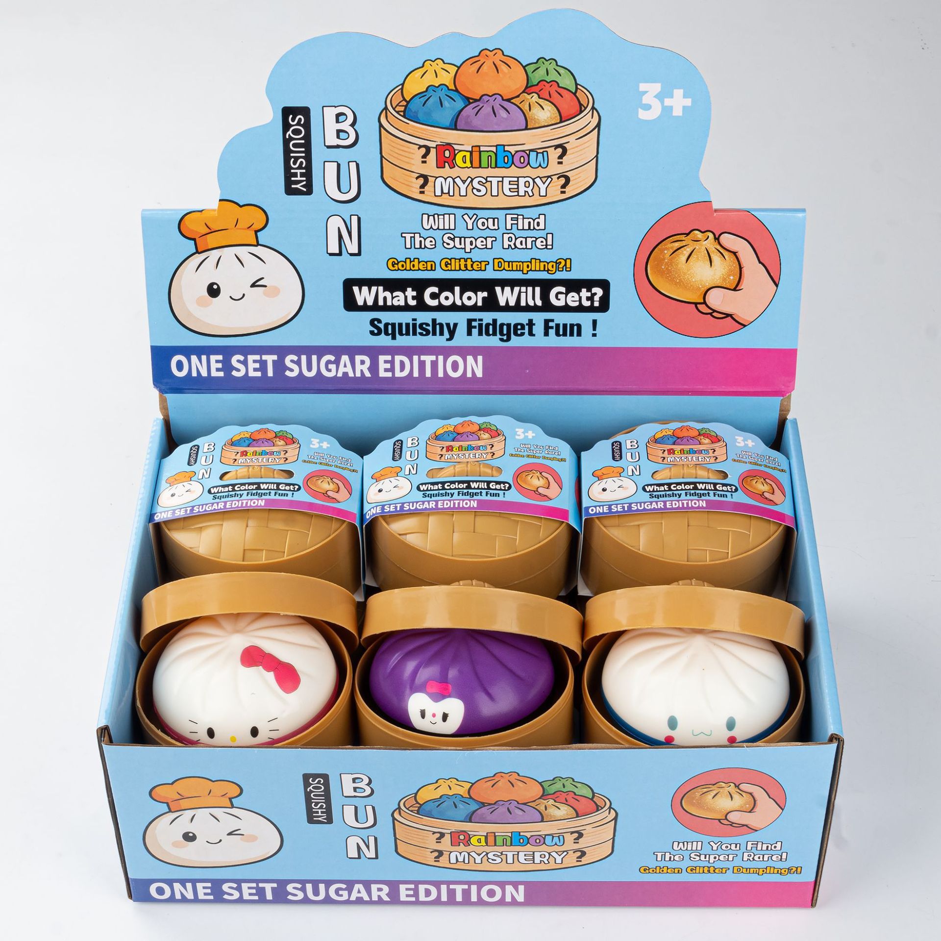 sanli large steamed buns display box-gift box