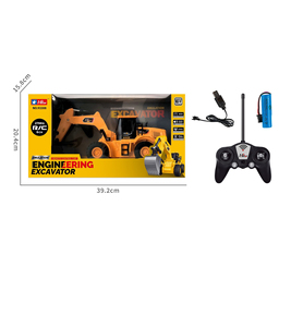 27MHz 6-Channel <strong>RC</strong> Construction Engineering Remote Control Roller Music Light Remote Controller