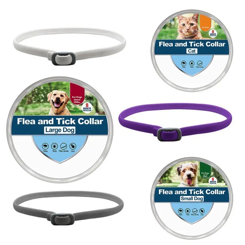 Collier de chien lumineux et haute visibilité collier lumineux pour animaux de compagnie, marche nocturne, résistant aux intempéries en 10 couleurs