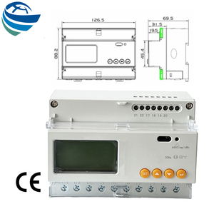 Entrada directa Modbus RS485 Monitoreo de distribución de energía CA Medidor de energía inteligente digital trifásico Monitor armónico Monitor de energía - Product Image 3