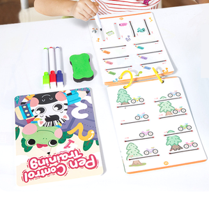 就学前の手書き練習コピーブックペンコントロールトレーシングワークブック描画ライティング学習ブック - Product Image 2