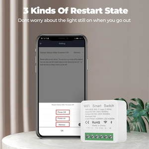 EWeLink 16A 2Way WIFI Smart Mini DIY-Schalter Licht modul Drahtlose Fernbedienung für Google Home - Product Image 6