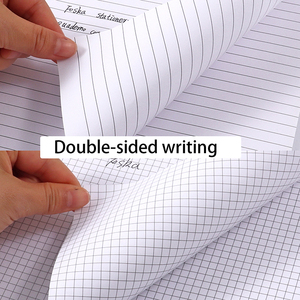 Foska klasik sert karton kapak 70 yaprak 3 delik A4 Spiral defter ofis yazma notları düz süt kitapları - Product Image 6