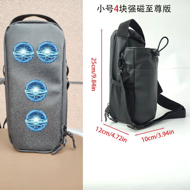 สีดำ ขนาดเล็ก 4 แม่เหล็กแรงสูง รุ่น Supreme Edition (สินค้าขายดีใหม่ล่าสุด)