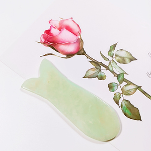Hongzhuo Massagem Facial Ferramenta Xiuyan Jade Guasha Board Massagem Facial Ferramenta - Product Image 3