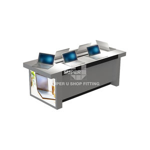 Custom <strong>Computer</strong> <strong>Display</strong> <strong>Table</strong> Showcase Modern <strong>Computer</strong> Shop Interior <strong>Design</strong> Pc Store Fixtures Retail Laptop <strong>Display</strong> Showcase - Product Image 3