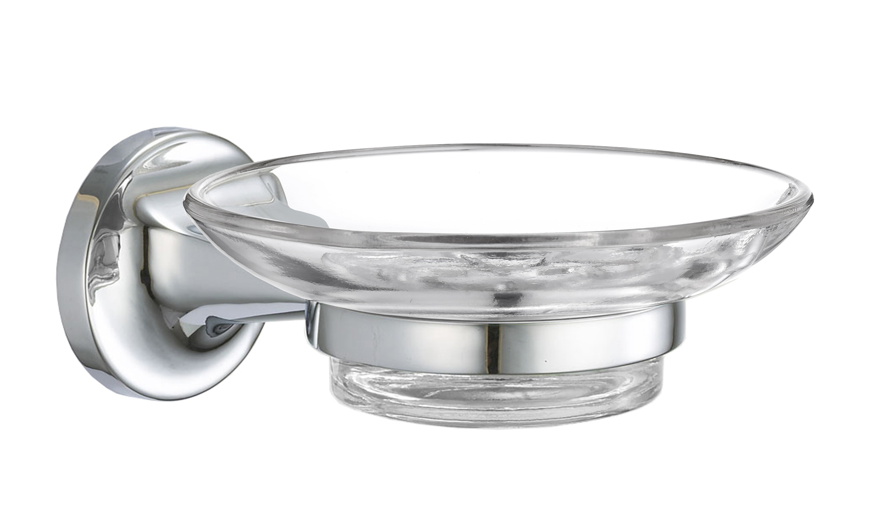 soap holder with glass