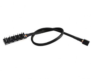 5 Port 40cm 1 to 5 4-pins PWM Fan <strong>CPU</strong> Hub Computer PC Case Chasis Cooler Power Extension Cable Splitter Adapter Controller - Product Image 5
