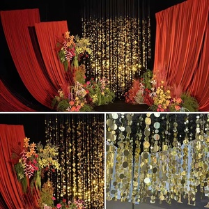 Sáng bóng sequin Rèm chuỗi đám cưới hoàn hảo đạo cụ cho backdroop trang trí - Product Image 4