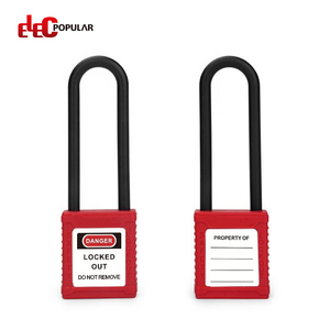 Elecpopular 2024 Chống từ cách điện ABS điện dài còng dưới khóa ổ khóa Nylon Cửa Khóa khóa hiệu ứng điện - Product Image 3