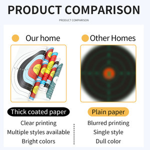 SPG射箭纸靶全半环范围复合弓碳箭狩猎射击练习室内和室外游戏 - Product Image 2