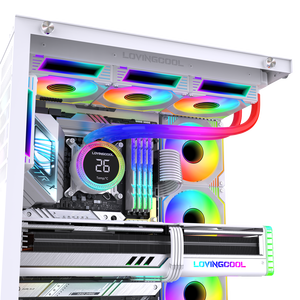 Lovingcool高性能黑色AIO中央处理器液体冷却器质量游戏电脑水冷系统 - Product Image 5