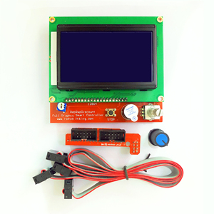 Reprap rampaları 1.4 kiti Mega 2560 r3 + sıcak yatak MK2B + LCD12864 denetleyici + DRV8825 + mekanik anahtarı + kablolar 3D yazıcı parçası - Product Image 3