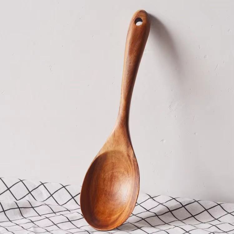 Cuillère simple marron (26*6,5 cm)