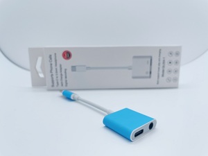 GL054-1 2合1 Type-c至3.5毫米耳机插孔充电适配器usb-c音频适配器辅助分离器支持呼叫和充电 - Product Image 4