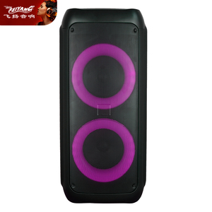 Hot Sale Feiyang TWS Bluetooth Sound Box Pa <strong>System</strong> Flame Karaoke Partybox Dual 6.5 Inch Mini Portable Speaker - Product Image 4