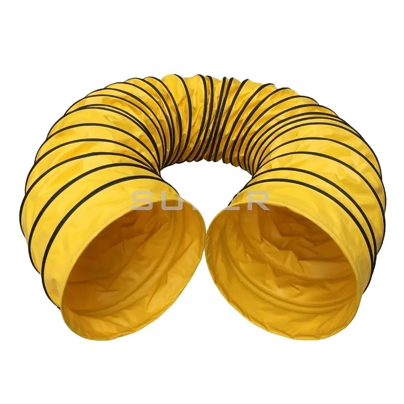Yellow PVC Coated Material 600mm Open End Dog Training Agility Tunnel
