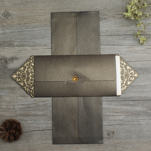 Online Whole Handmade Barato Criar Design Nepali convite cartões cartões com obrigado cartões
