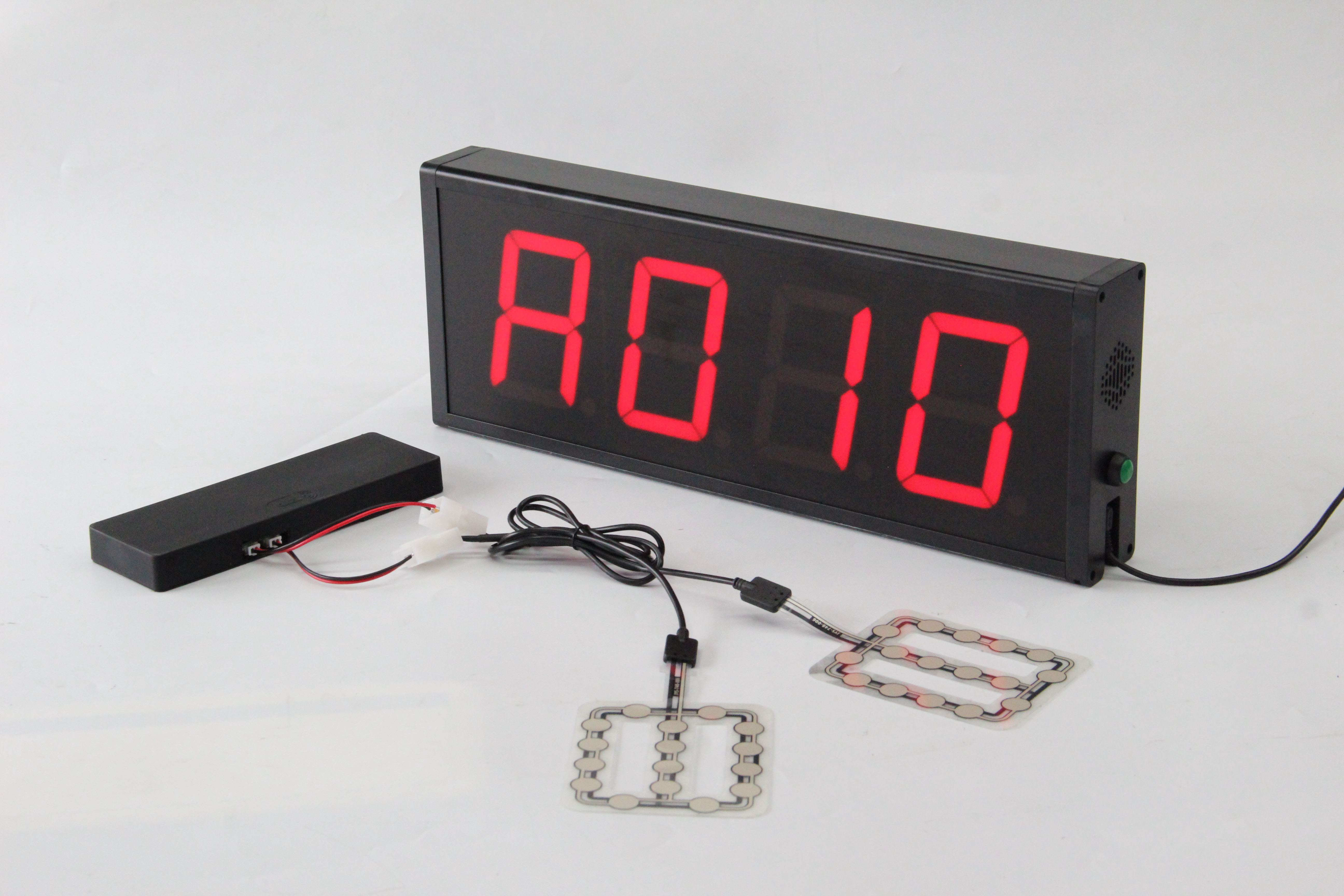 red LED and sensor